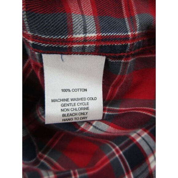 Untuckit Shirt Large Button Down Plaid Preppy Collared Woven Cotton - Picture 10 of 11